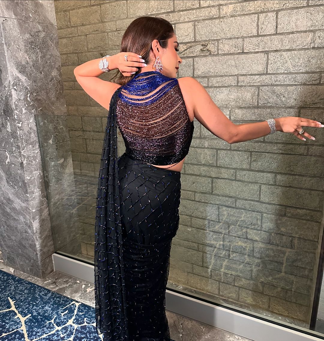 Ombré Tasseled Sari