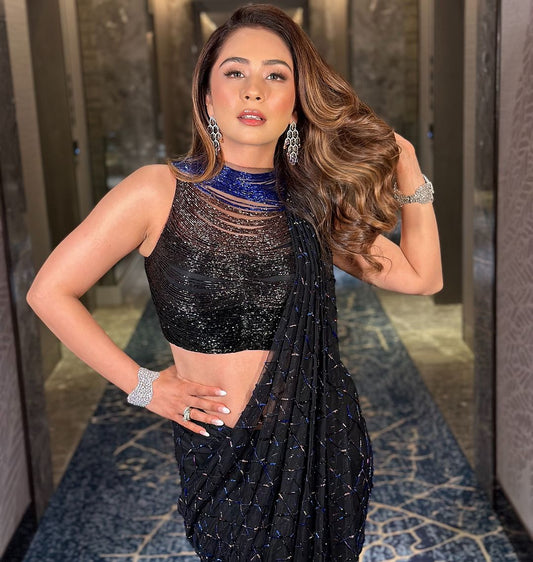 Ombré Tasseled Sari