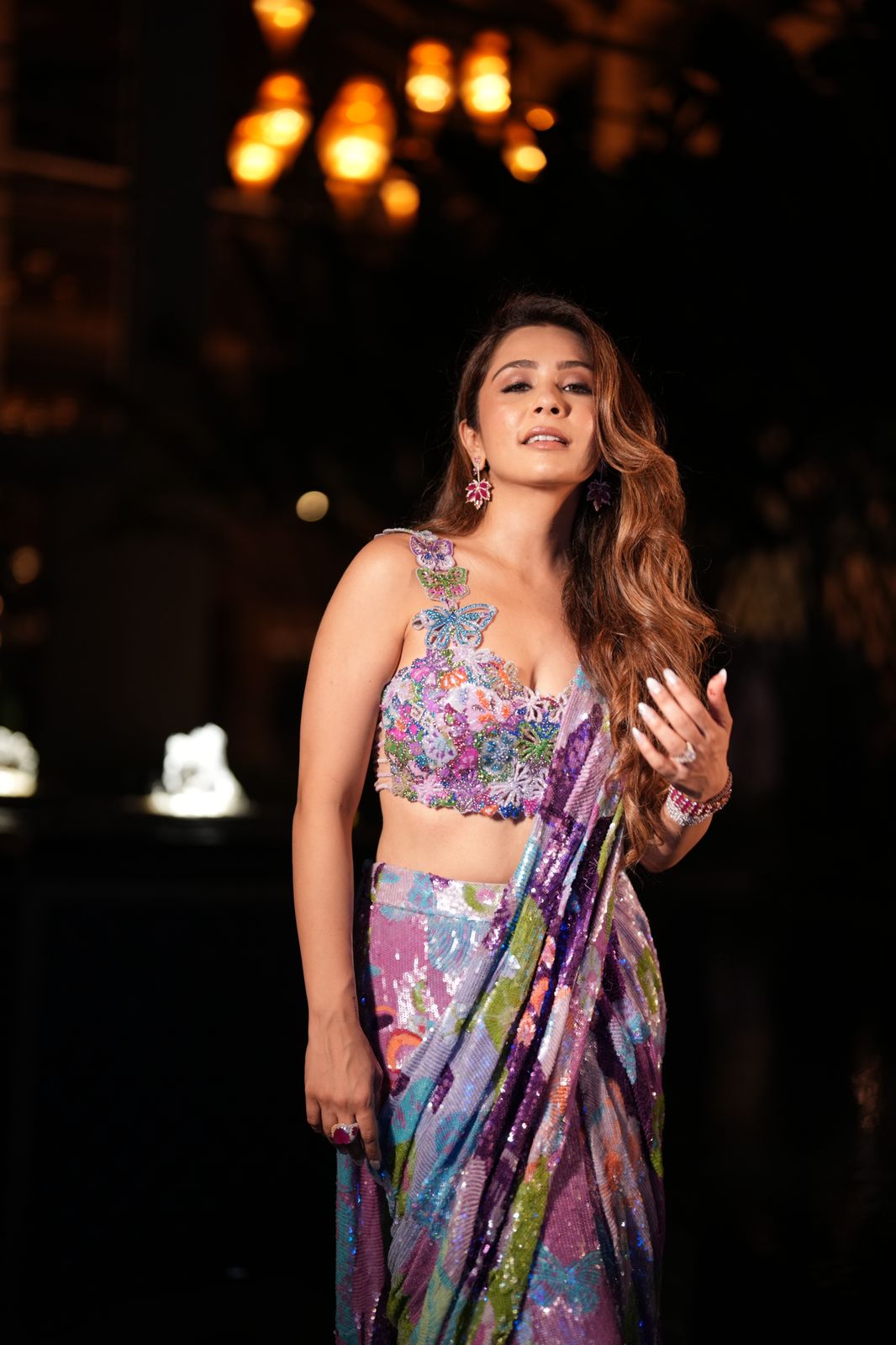 Kaleidoscope butterfly sari (Price on Request)