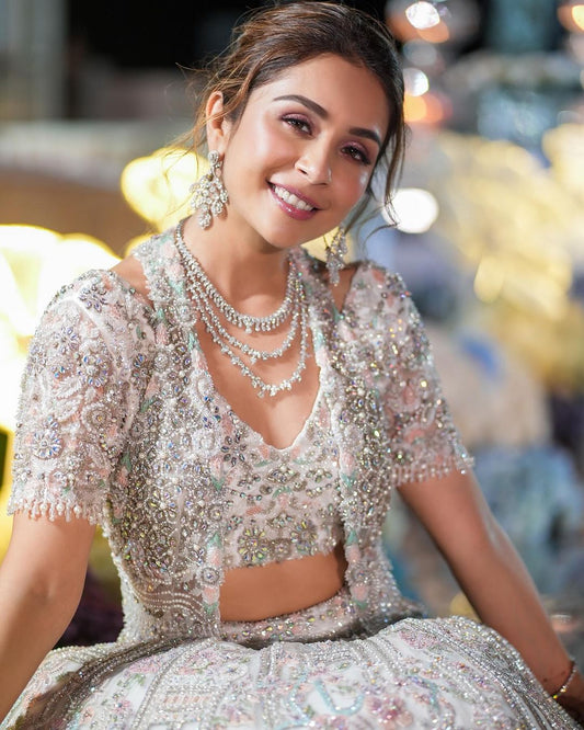 Fairy-dust Lehenga (Price on Request)