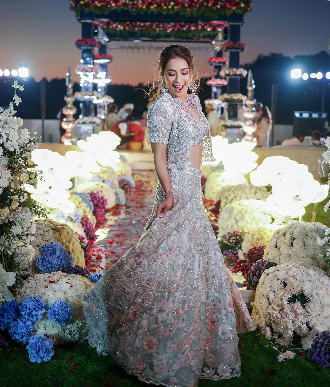 Fairy-dust Lehenga (Price on Request)