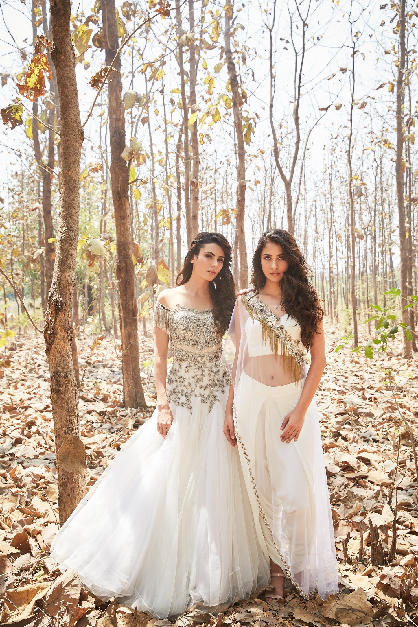 White Off Shoulder with Tassels