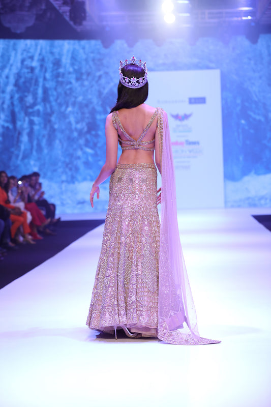 Gold Embellished Lehenga Set