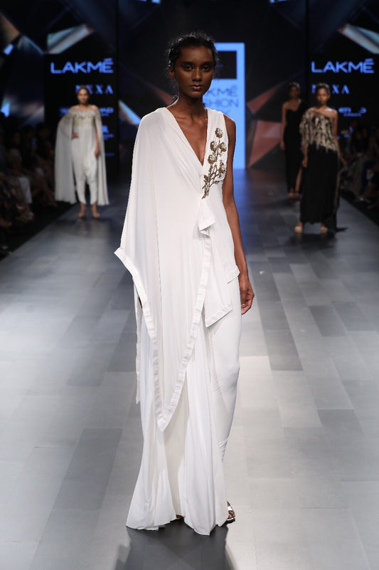 Jumpsuit With Fitted & Flared Leg