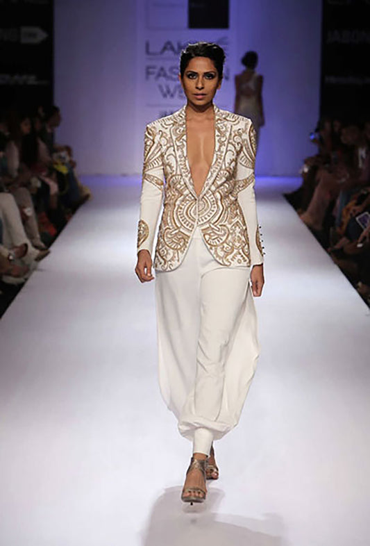 Harem Pants with a Blazer