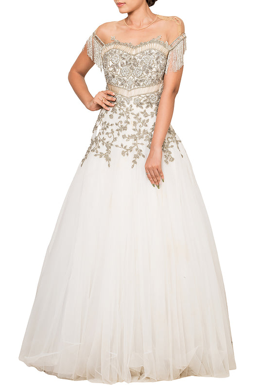 Off Shoulder with Tassel