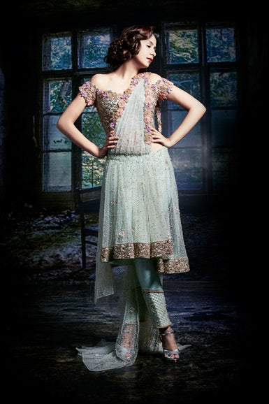 Pant Saree with Blouse