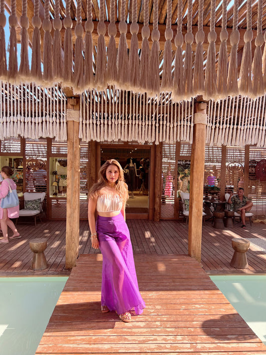 Sheer Pants with Bustier