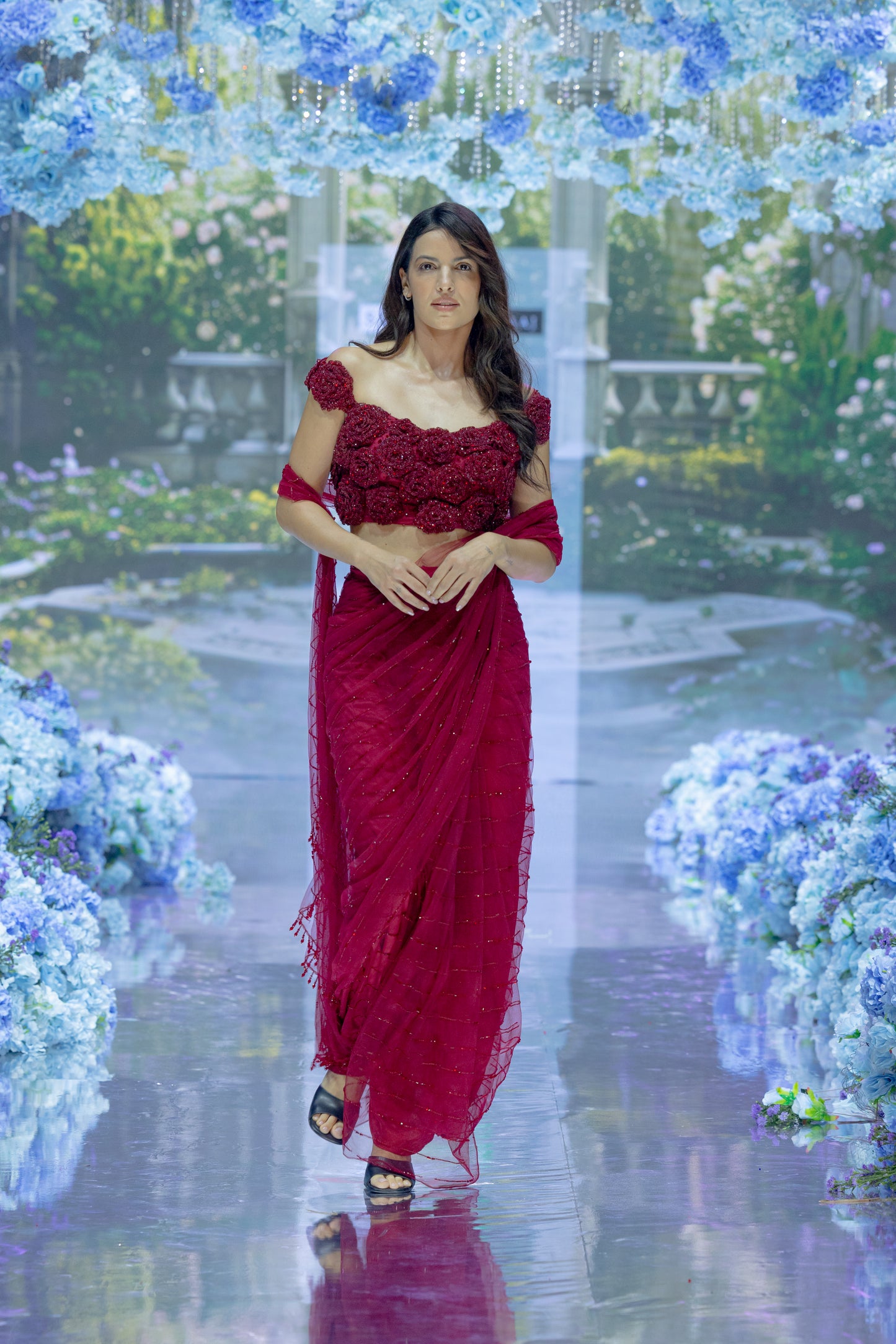 Rosé Cut Sari