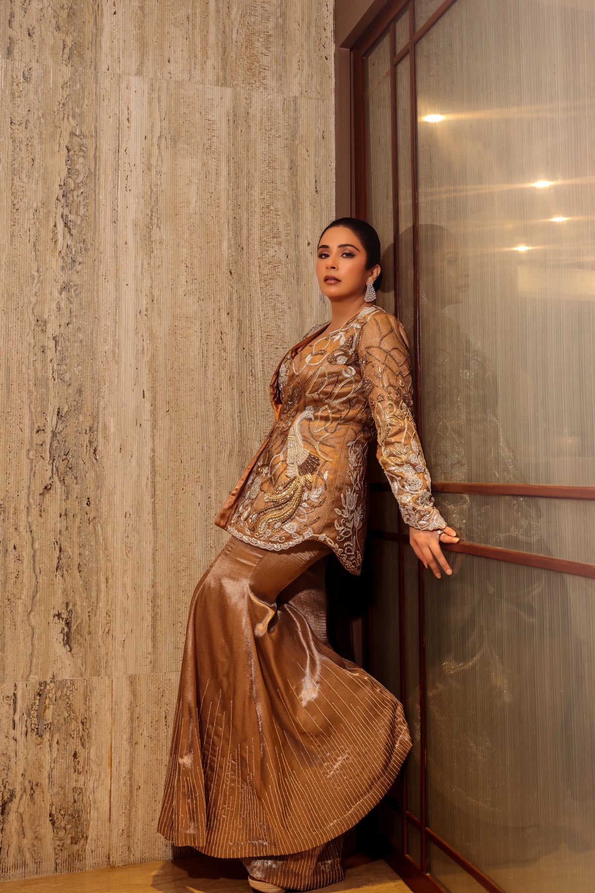 Brocade Flare Suit