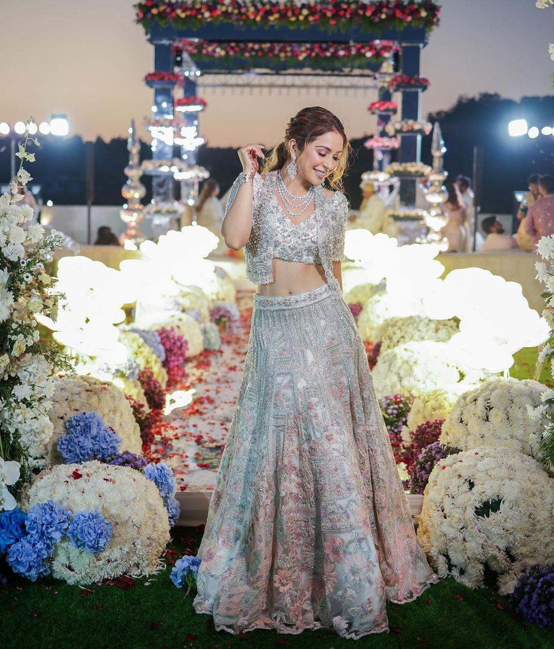 Fairy-dust Lehenga (Price on Request)